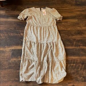 Women’s cheetah print dress
